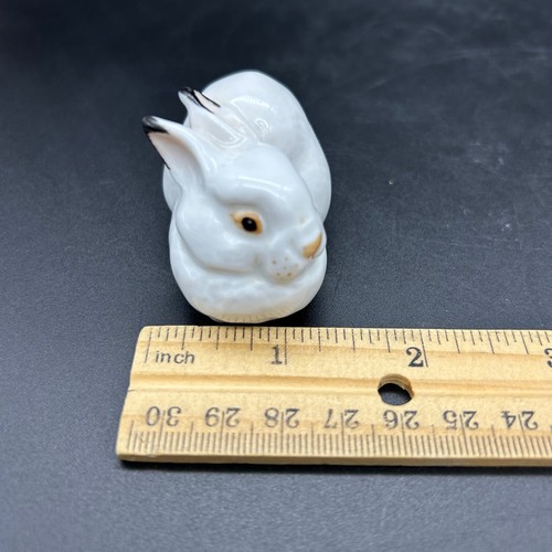 Figura Conejo Conejo Blanco Imperial Ruso Lomonosov Porcelana - Imagen 12 de 12