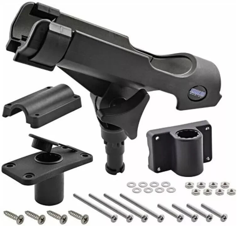 Adjustable Boat Fishing Pole Rod Holder For Kayak Boat Side, Rail, Mount