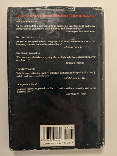 The Wolves of Savernake by Edward Marston 1st Edition First Printing HCDJ - Picture 2 of 10