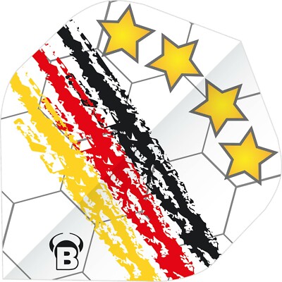 Dart 3,6 o 9 Stück Bulls Motex Flights Fußball Weltmeister Deutschland - wählbar