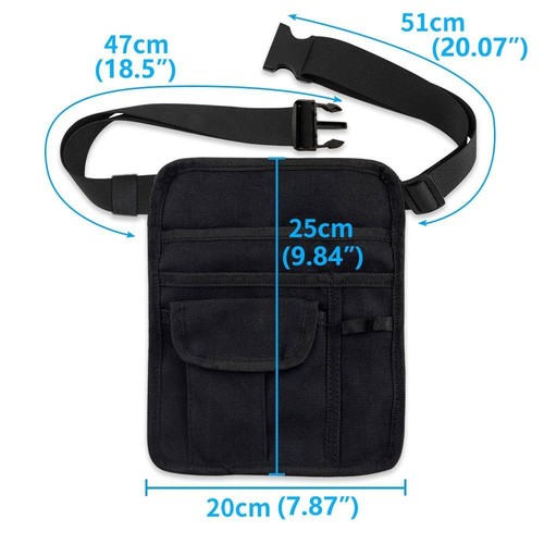 Cafes Hip Pouch Bar Server Apron Waist Bag Waiter Apron Bag Money Pouch - Picture 2 of 6