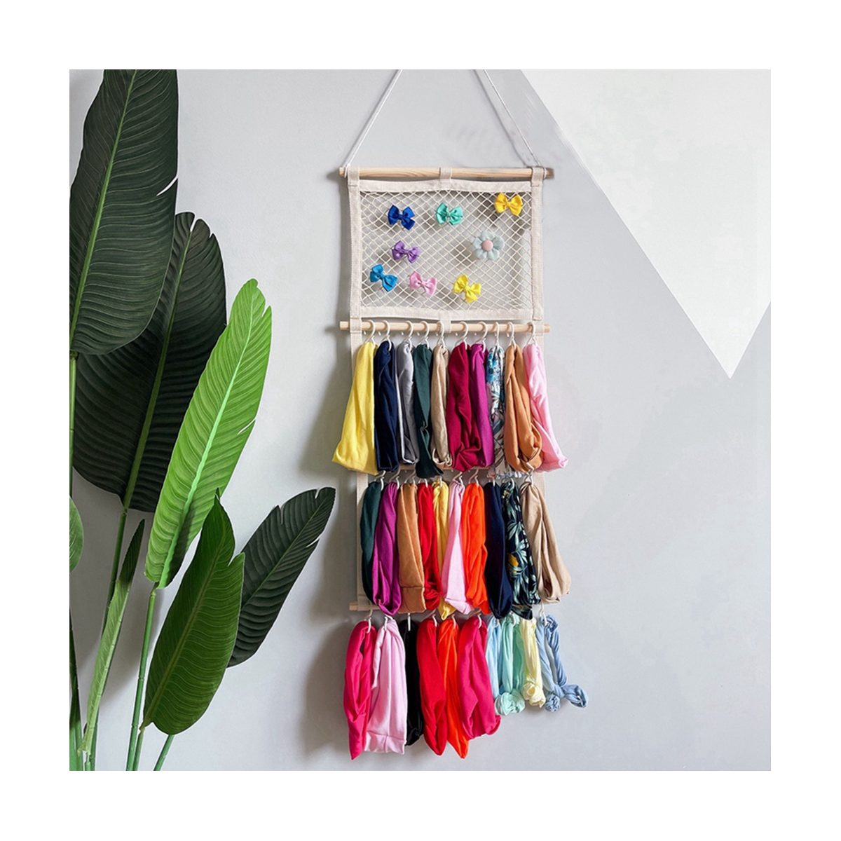 Headband Holder Hair Bows Organizer for Girls, Baby Headbands Hair6543