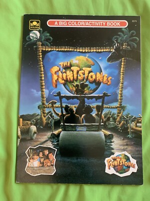 The Flintstones Movie Coloring And Activity Book  1993 Word Search, Connect Dots