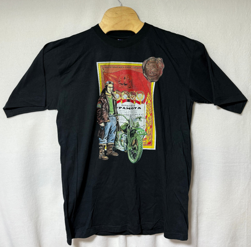 T-shirt Harley Davidson Moscow Russia, uomo taglia 2XL, nera, decalcomanie luminose, nuova con etichette - Foto 2 di 5