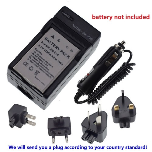 Describir Alrededor ponerse nervioso Cargador de batería AC/DC EN-EL5 para Nikon Coolpix P500 P510 P520 P530 P80 P90 P100 | eBay Describir Alrededor ponerse nervioso Cargador de batería AC/DC EN-EL5 para Nikon Coolpix P500 P510 P520 P530 P80 P90 P100 | eBay