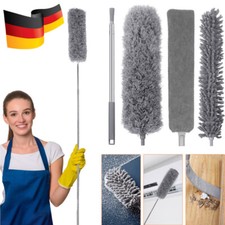 Staubwedel Teleskop ausziehbar waschbar Mirkrofaser Staubwischer Teleskopstiel
