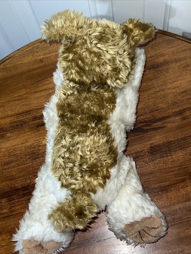 First & Main Scruffy Pups Brown White Puppy Dog 13" - Picture 3 of 4