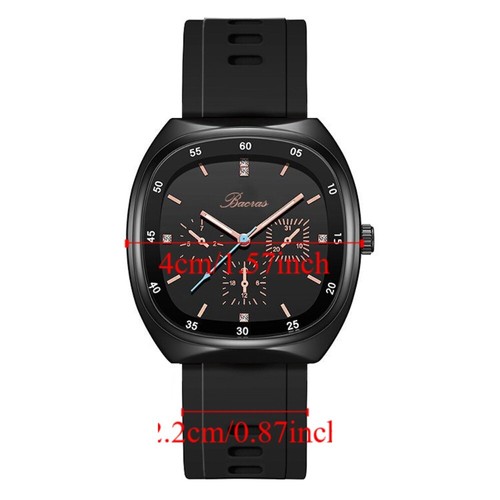 Square Men Imitation Needle Watch Waterproof Couple Watch for Women Men - Picture 2 of 15