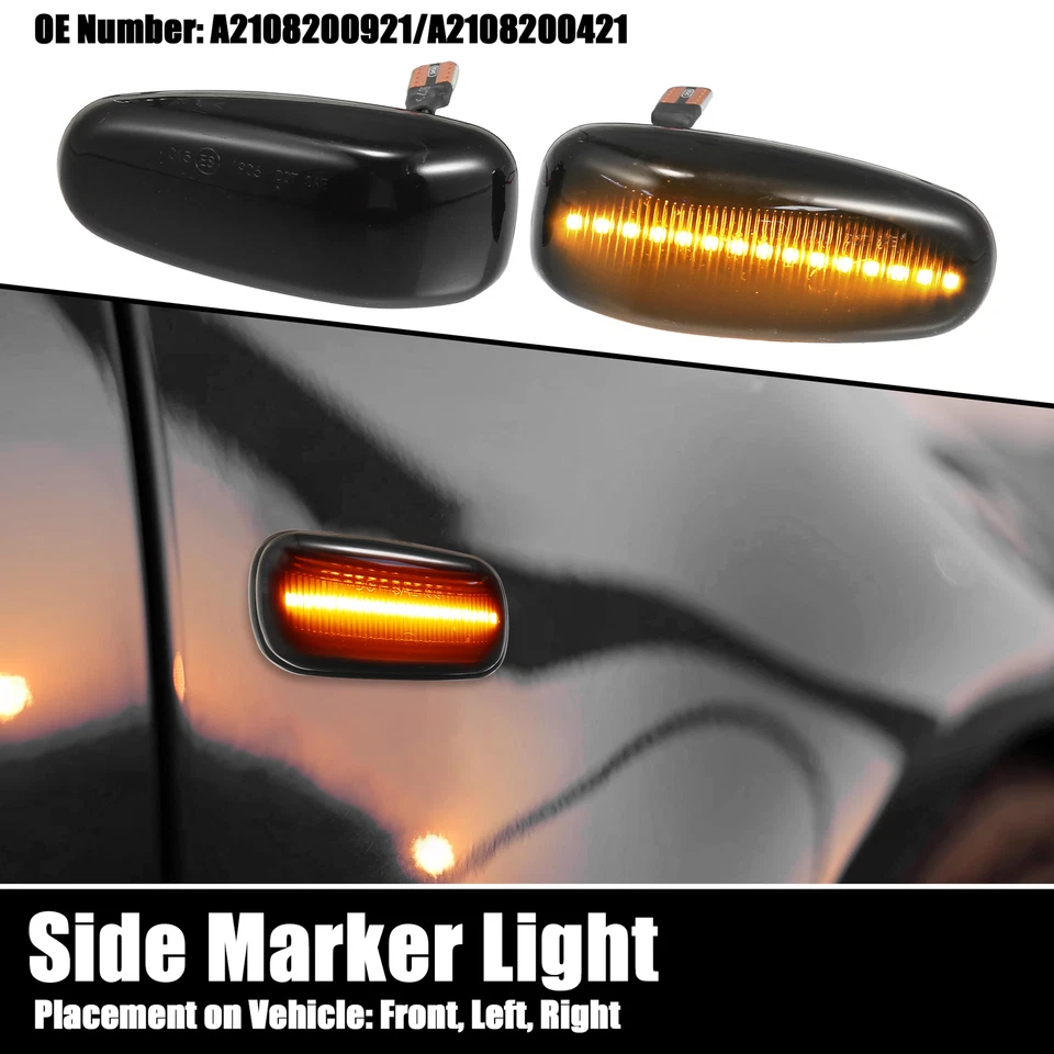 1 par de luces de señalización laterales NºA2108200921/A2108200421 para Mercedes-Benz CLK 320 Foto 2 de 4