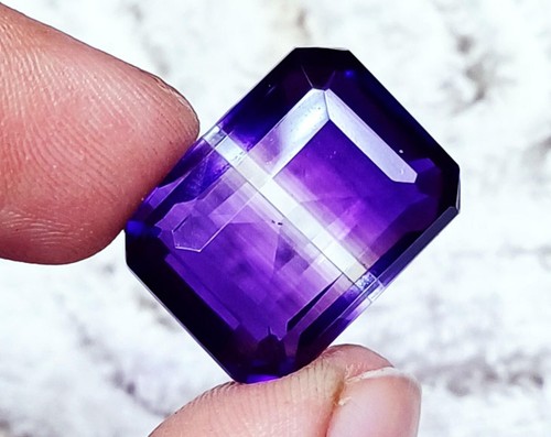 Natural Bio - Color Purple Tourmaline Certified Loose Gemstone 22.10 Ct - Picture 4 of 7