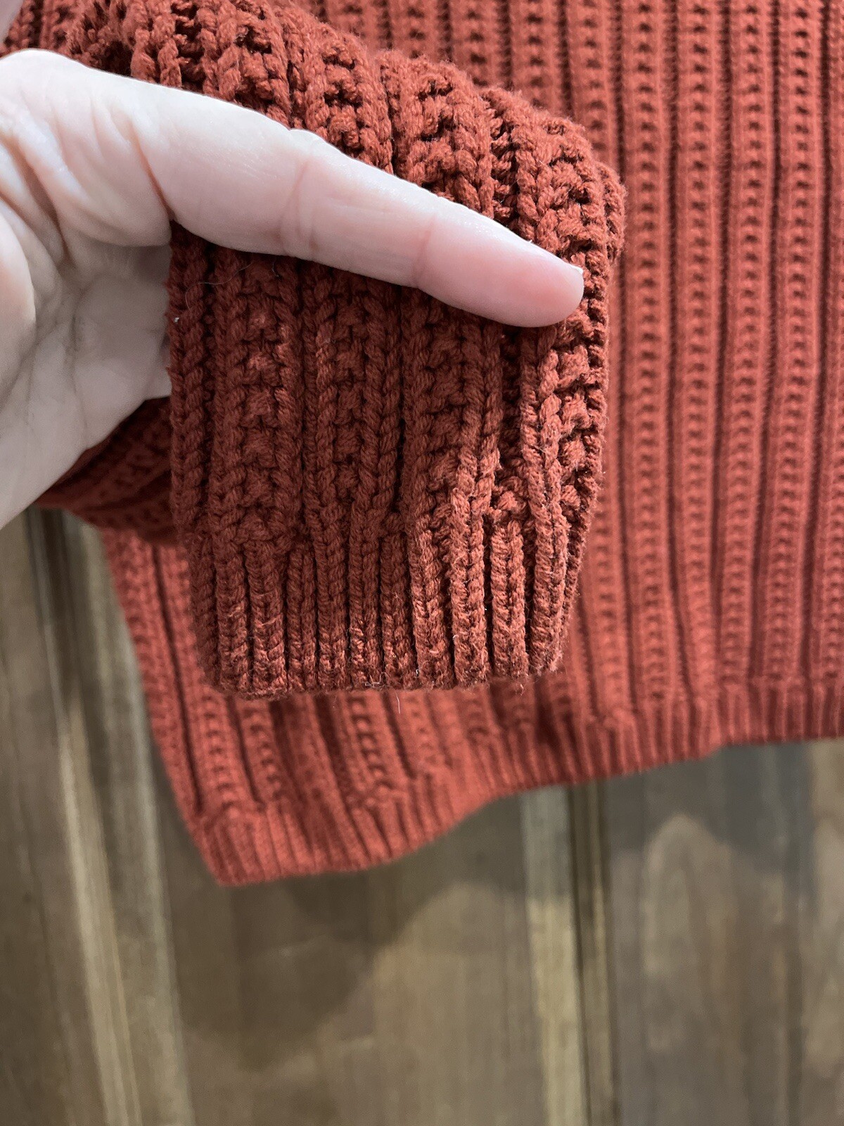 Universal Thread Chunky Cable Knit Pullover Sweat… - image 3