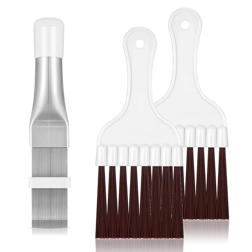 Lot De 3 Peignes Nettoyage Climatiseur - Pour Ailettes Condensateur, Sèche-Linge