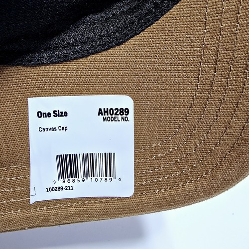 Carhartt Men's Canvas Baseball Cap Hat Brown Adjustable Cotton New - Picture 9 of 12