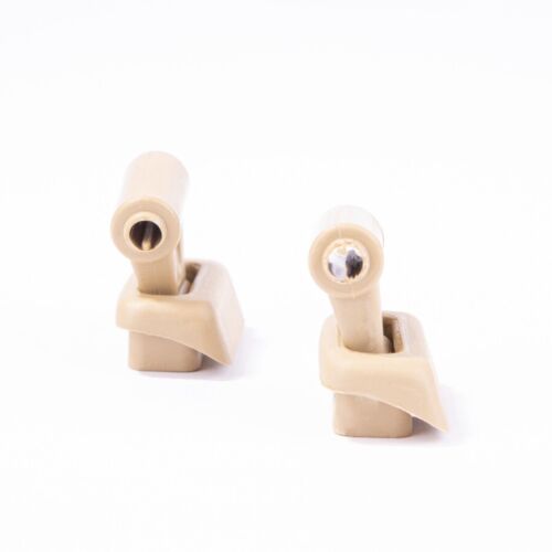Sunvisor Clip Holder For Mercedes Mercedes W107 R107 380SL 450SL 560SL Beige Set - Picture 2 of 3