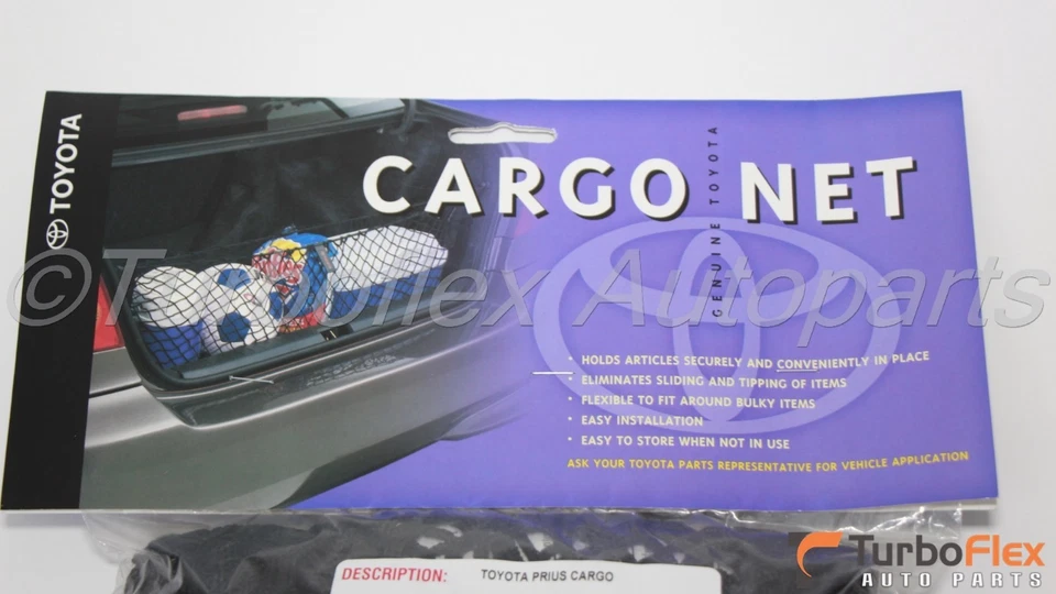 Toyota Prius & Prius Plug-In 2010-2015 Genuine Cargo Net PT347-47101 Foto 3 de 3