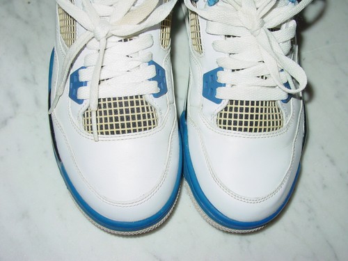 2016 Nike Air Jordan Retro 4 "Motorsports" 408452-117 WhiteYouth Shoes! Size 6Y - Picture 7 of 14