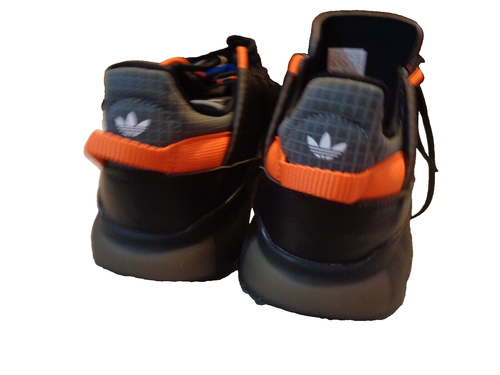 Adidas ZX 2K BOOST Pure Men's Shoes 10.5 Black/Orange H06569 - Picture 3 of 6