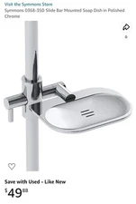 Symmons Slide Bar Mounted Soap Dish