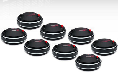 8x B&C DE750TN-8 2'' Titanium Horn Driver 220W 8Ohm 4-Bolt 3'' aluminum voice coil