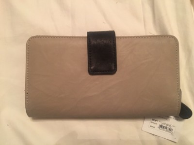 Women’s Croft /& Barrow Rich Brown Leather Bifold Clutch Wallet Purse