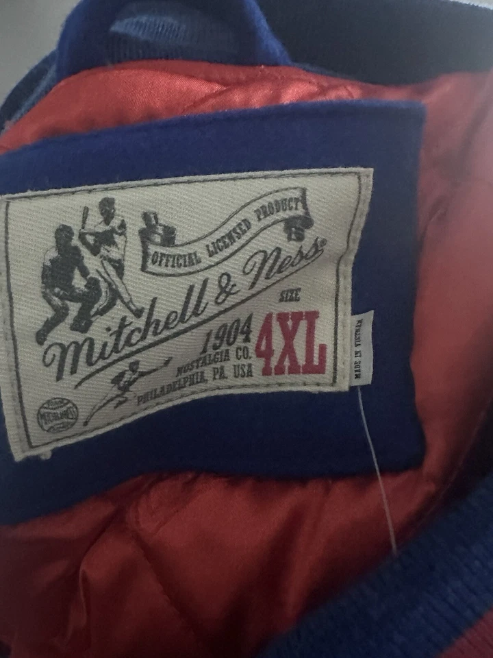 Chaqueta Universitaria Mets Nueva Con Etiquetas Cuero Y Lana Material Foto 4 de 4