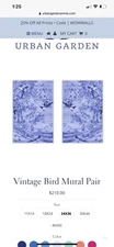 Chinoiserie Wall Art Prints-- Wall Decor -- Chinese Blue White