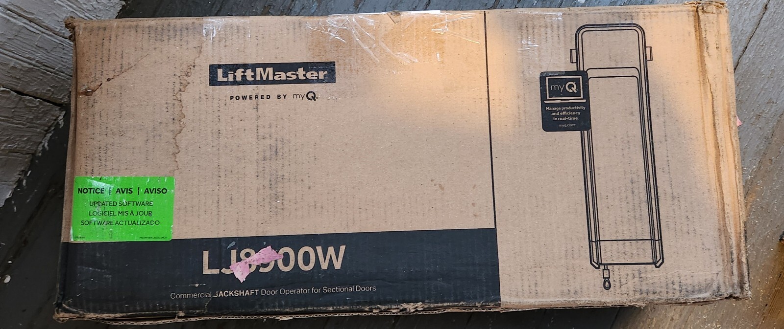 LiftMaster LJ8900W LightDuty Commercial Door Operator for Sectional