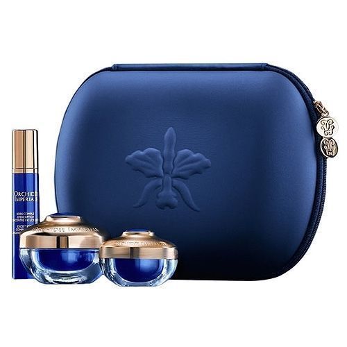 4 pz SET completo da viaggio cura Guerlain Orchidee Imperiale del valore di $382 - Foto 1 di 7
