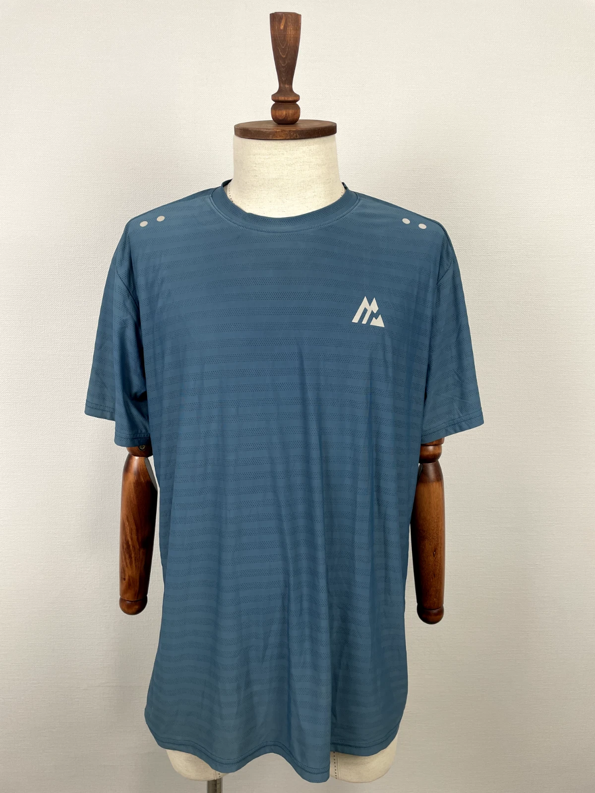 MONTIREX Blue Breathable Nylon Outdoor Hiking Men's T-Shirt Size L