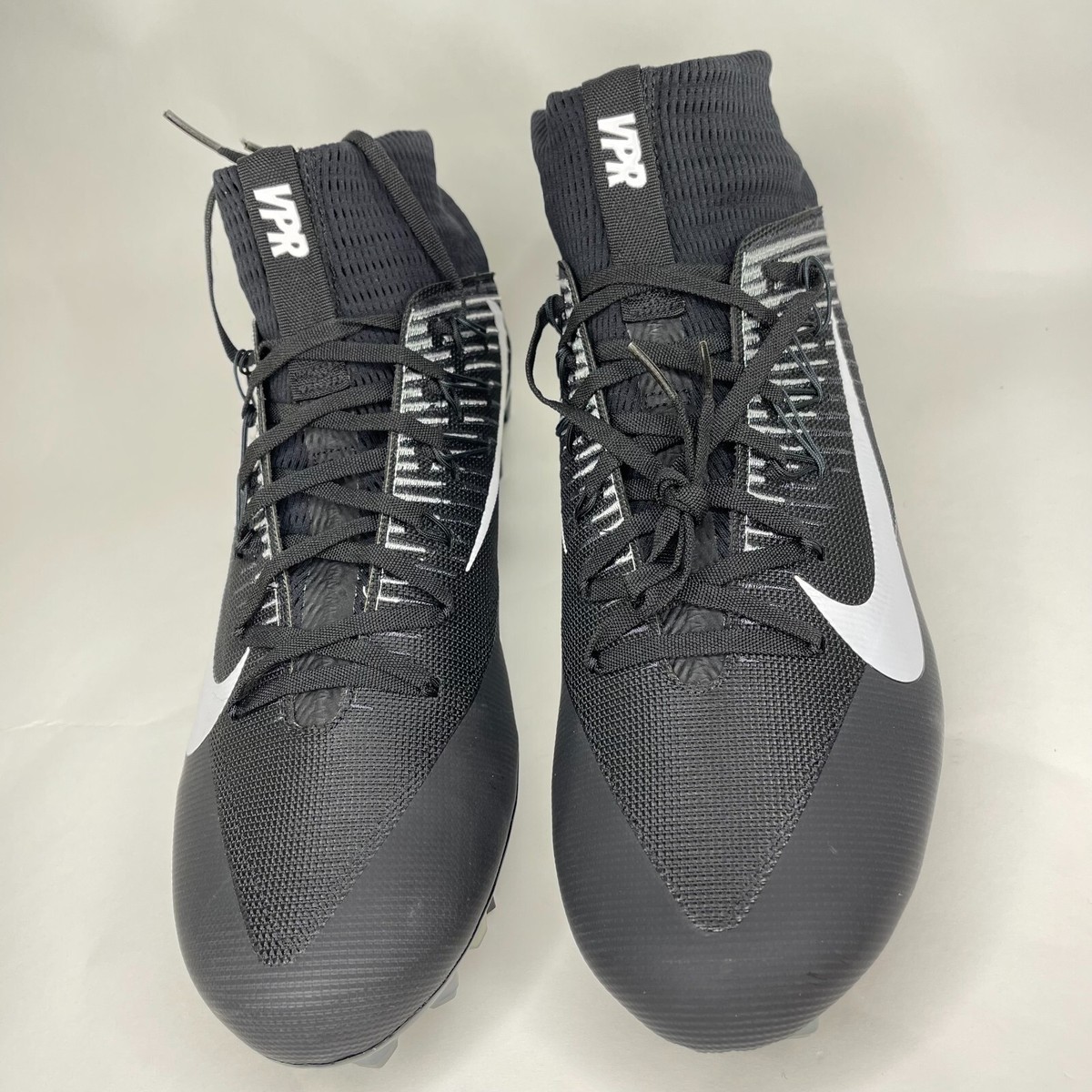 Nike Mens Vapor Untouchable 2 Black White Football Cleats 