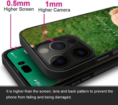 For Apple iPhone SE 11 12 13 14 15 16 Anti scratch Cover Happy Great Day Good - Picture 13 of 25