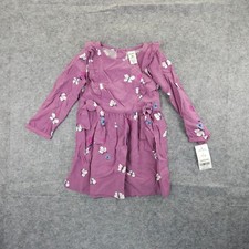 Carter's Girls Floral Butterfly Viscose Dress Purple Size 2T, 4T, 5T NEW
