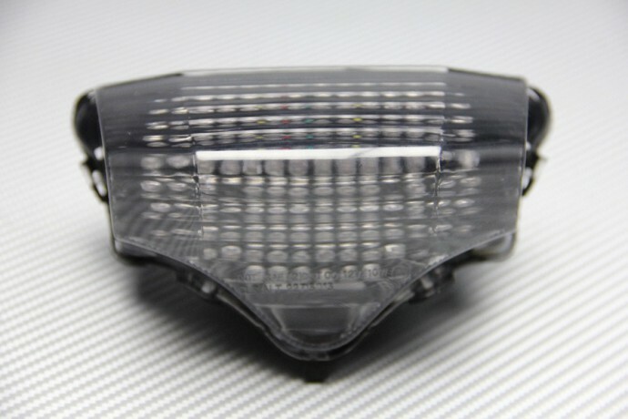 Feu arrière LED fumé Yamaha FZ6 N clignotants intégrés optique moto 2004 2005 2006 2010