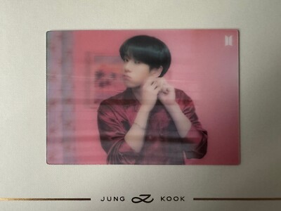 Official BTS Jungkook Persona 3D lenticular Postcard