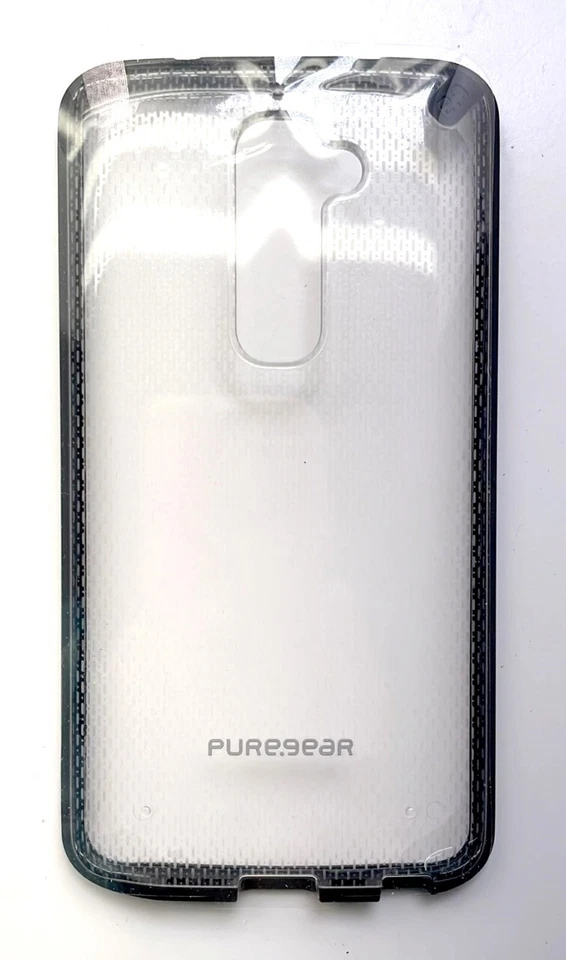 PureGear Slim Shell Case for LG G2, Clear/Black - Image 4 of 4