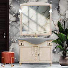 MOBILE BAGNO MOBILI BAGNI ARTE POVERA LAVABO SPECCHIO SPECCHI LAVABI OFFERTA NEW