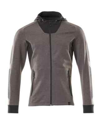 MASCOT ACCELERATE 18584 Men s Anthracite Grey/Black Zip-Up Hoodie