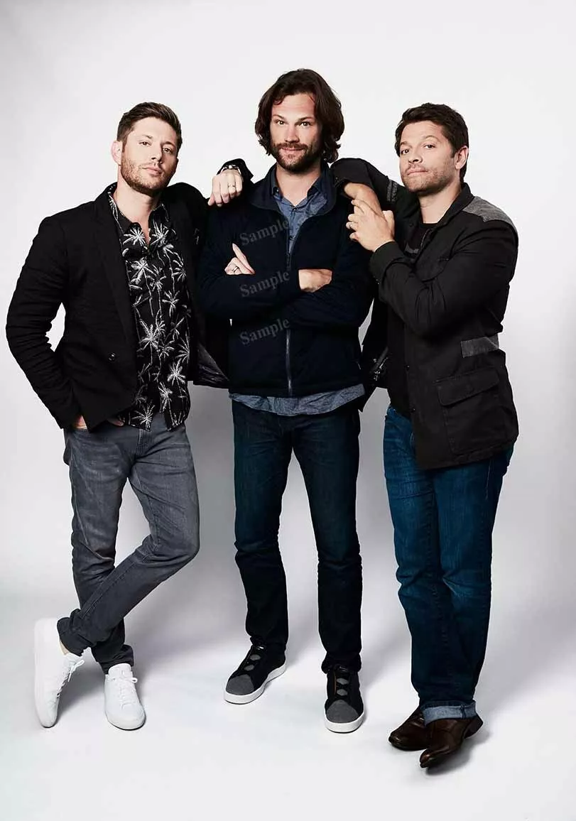 Celebrity Photos Posters Jared Padalecki Jensen Ackles Misha Collins Photo  C2674 | eBay