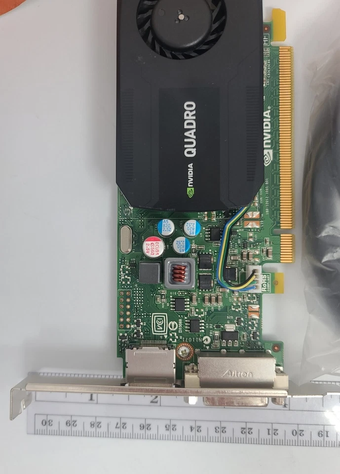HP NVIDIA Quadro K420 PCIe Video Card DP DVI to HDMI Cable Windows 10 Video - Image 2 of 4