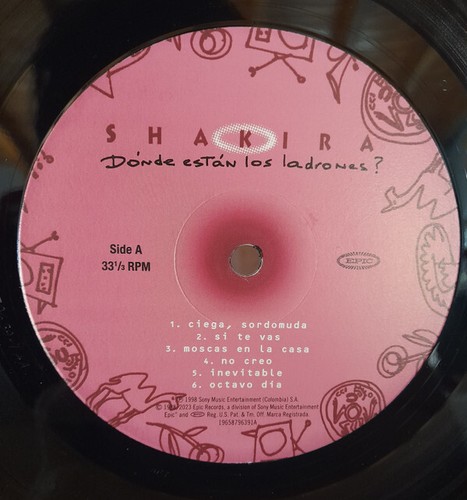 Shakira - Donde Estan Los Ladrones? - 1 LP - New/Sealed Vinyl - Imagen 3 de 4