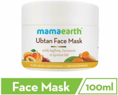 Mamaearth Ubtan Face Pack Mask for Fairness, Tanning & Glowing Skin 100ml ..