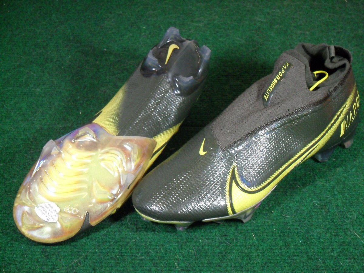 Size 15 Nike Vapor Edge Pro 360 Oregon Ducks PE Football Cleats Black/Yellow Oregon Ducks Vapor Edge 360 Cleats — UNISWAG main image 2