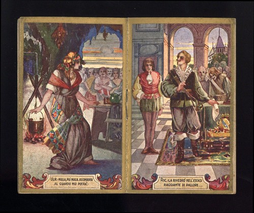 calendarietto da barbiere UN BALLO IN MASCHERA 1929 - Foto 4 di 4
