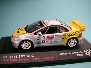 Peugeot-307-WRC-1-Bengue-2008-Rally-du-Limousin-Yacco-IXO-Altaya-Diecast-1-43
