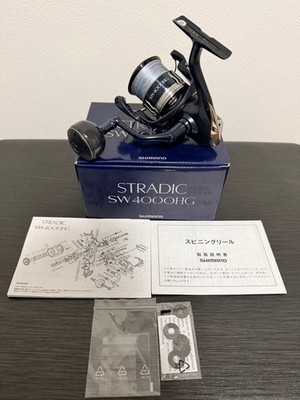 Used SHIMANO STRADIC SW 4000HG spinning reel