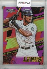 2022 Topps Fire Seattle Mariners Kyle Lewis Base Magenta 09/25