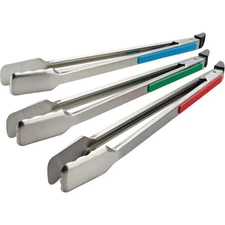 Broil King 17.72 In. Stainless Steel Color-Coded Barbeque Tongs 64312 Broil King