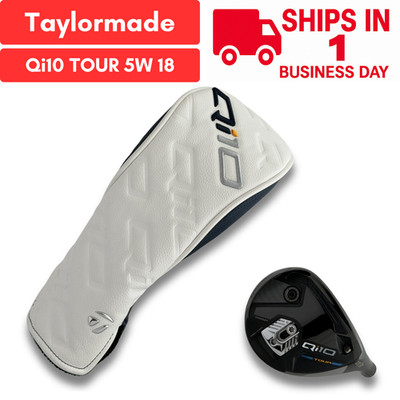 TaylorMade Qi10 TOUR 5W 18* Fairway Wood Head Right Hand USED FAST SHIP #8202