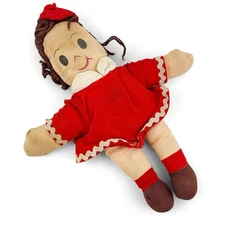 Vintage J. Swedlin Inc. GUND Miniature Little Lulu Stuffed Cloth Rag Doll 7"