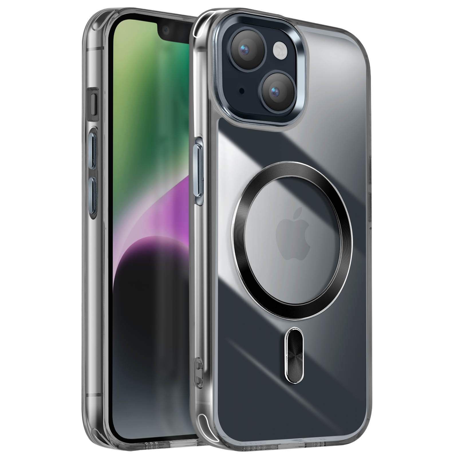 Coque fine iPhone 14 Plus robuste évite rayures et chutes lourdes